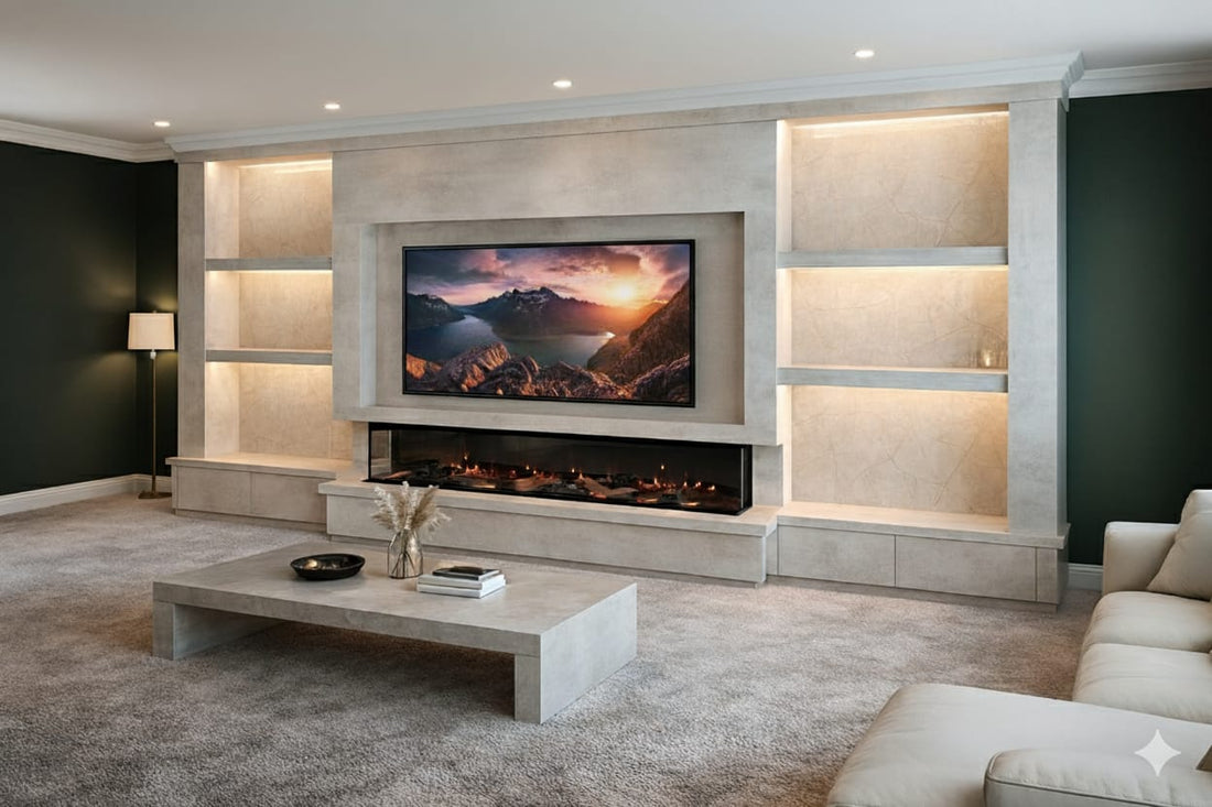 Special Benbecula Media Wall Recently Installed.