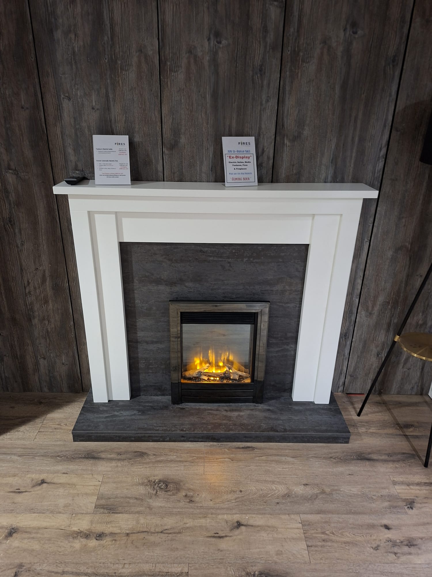 Tayburn Electric Suite & Evonic Colorado Electric Fire – Ex-Display Package
