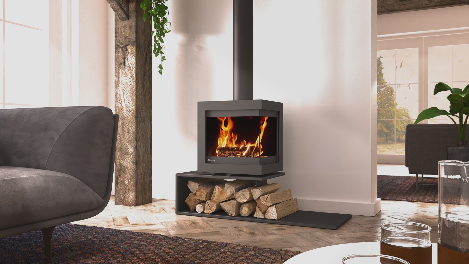 Dik Guerts Bora Corner Stove