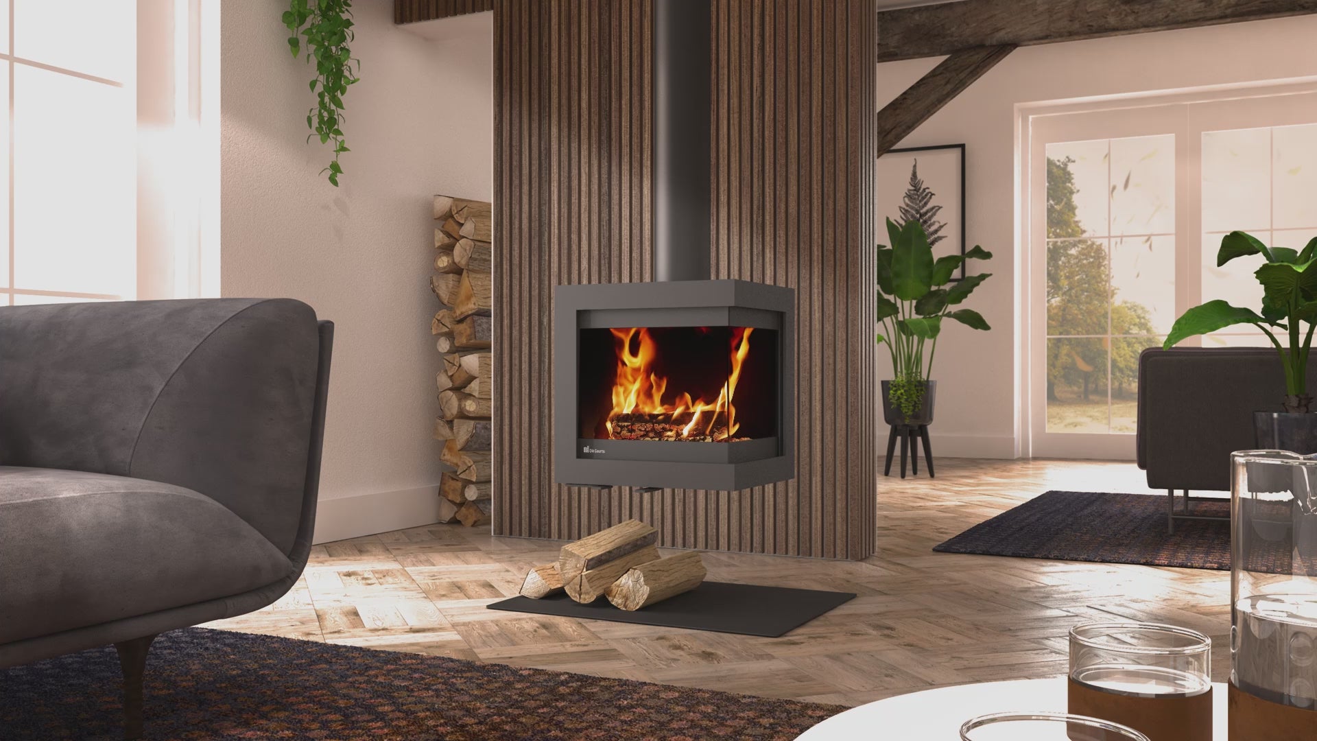 Dik Guerts Bora Corner Stove