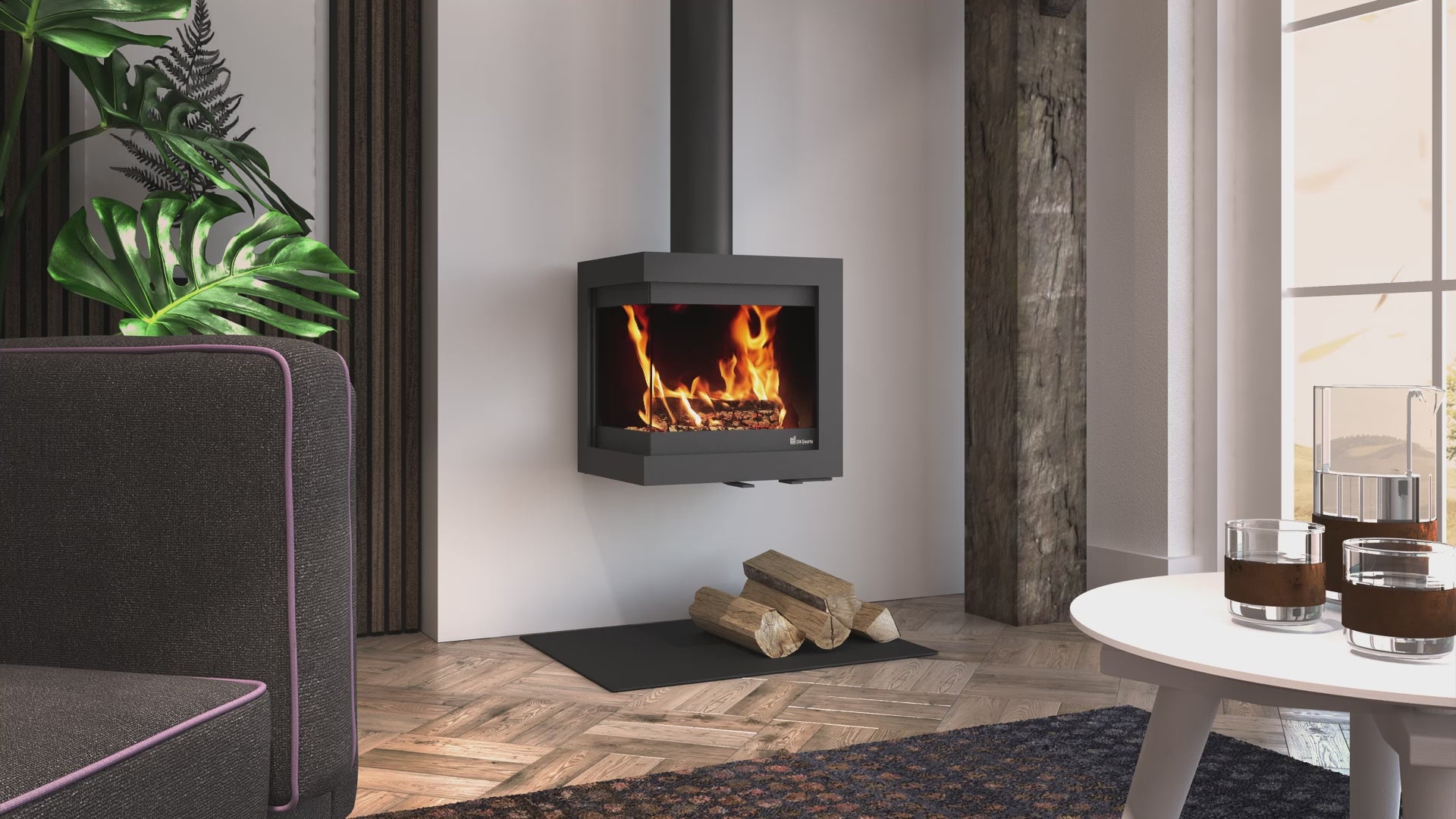 Dik Guerts Bora Corner Stove
